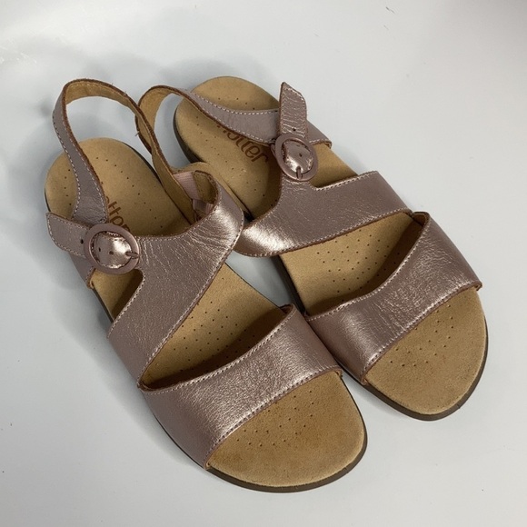 Hotter Flame sandals in mauve metallic size 8 - Picture 4 of 9